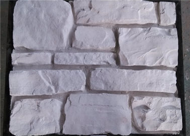 Pietra artificiale bianca pura della parete per la decorazione della parete su misura