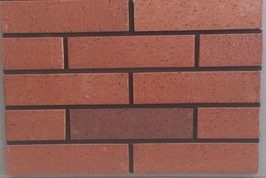 Red wire cut face brick mixed color