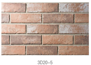 mattone sottile antico dell'argilla 3D20-5 per l'installazione esterna della parete facilmente