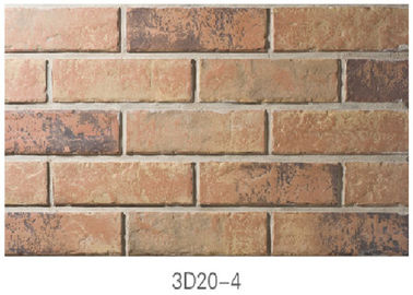 mattone sottile dell'impiallacciatura dell'argilla pura leggera 3D20-4 per parete dell'interno/all'aperto