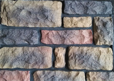 Pannelli di parete di pietra all'aperto del Faux, pannelli multi- della roccia del Faux di forma